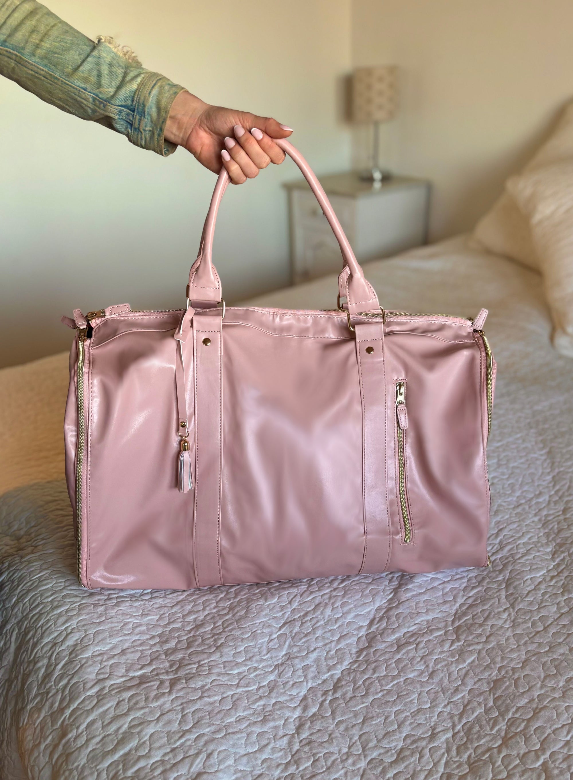Suitbag til kvinder | Foldbar weekend taske | Rejsetaske