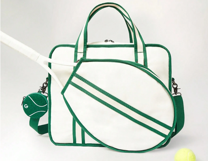 Elegant Tennis- og Padel Taske med Retro Design
