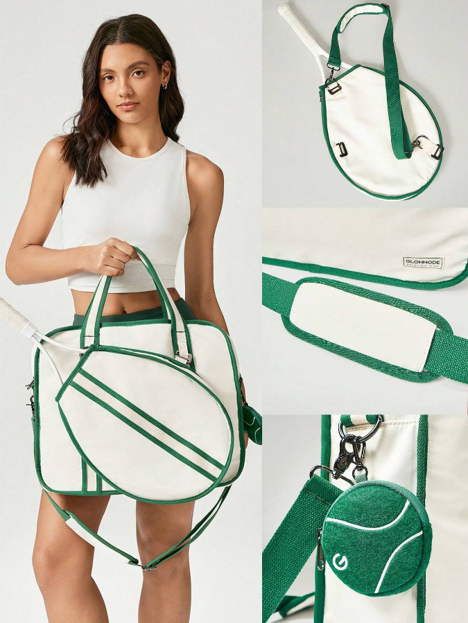 Elegant Tennis- og Padel Taske med Retro Design