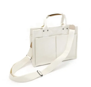 Canvas tote | Skulder net | Shopping