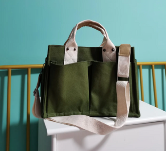 Canvas tote | Skulder net | Shopping