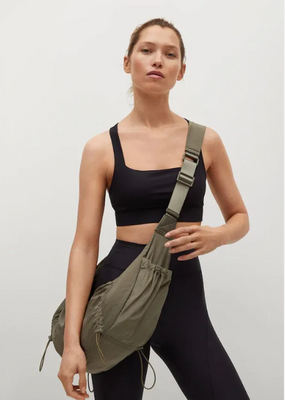 Puffy gym bag | Duffel fitness taske | Lille og praktisk - Til kvinder