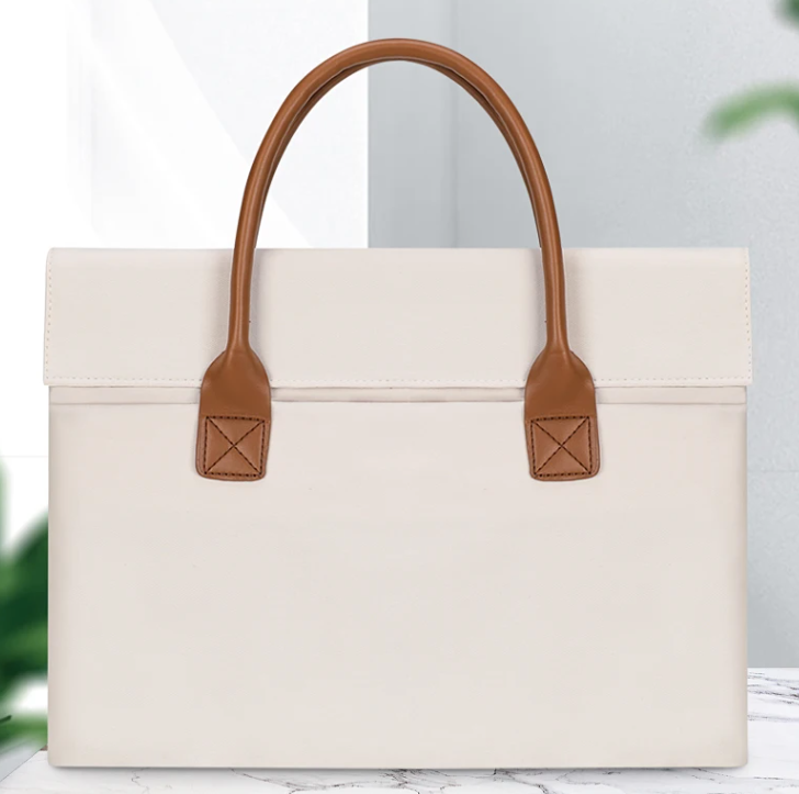 Laptop taske | Canvas bag | Praktisk og elegant - Til kvinder