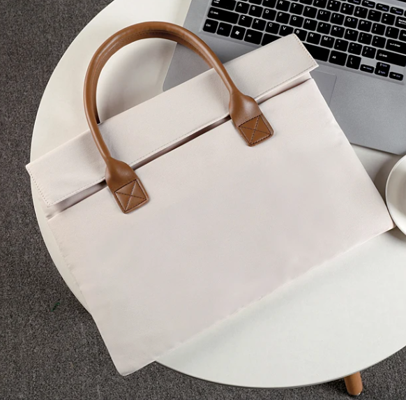 Laptop taske | Canvas bag | Praktisk og elegant - Til kvinder
