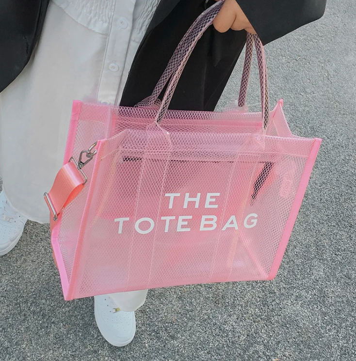 The tote bag | transparent håndtaske | matteret materiale