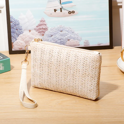 Summer Clutch | Flettet strå | Lille hank - Til kvinder