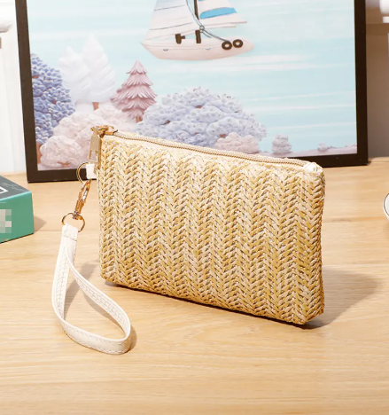 Summer Clutch | Flettet strå | Lille hank - Til kvinder