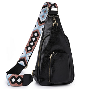 Sling taske og crossover bag i sort