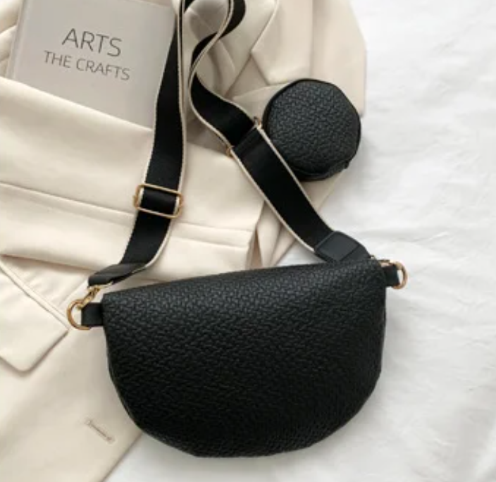 Sling taske | Crossover taske til skulderen | Curved Bag - Til kvinder