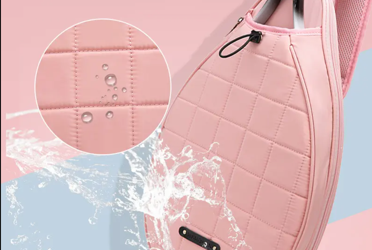 Padel taske i lpink, vandtæt