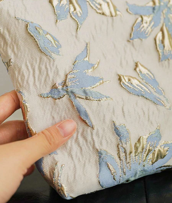 Elegant Makeup-Taske med Blomsterbroderi - DJDF Bag