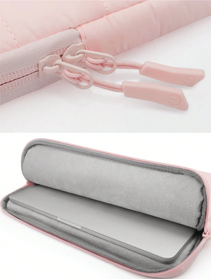 Polstret Laptop Sleeve – Støddæmpende og Vandafvisende (Rosa)