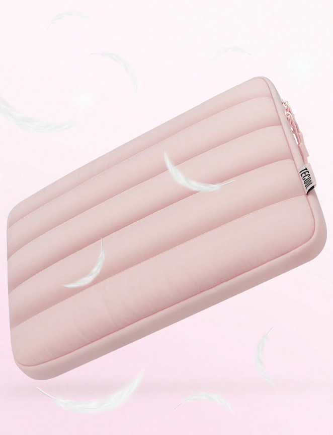 Polstret Laptop Sleeve – Støddæmpende og Vandafvisende (Rosa)
